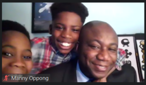 Emmanuel Oppong and Family during 2.28 Black Excellence Celebration